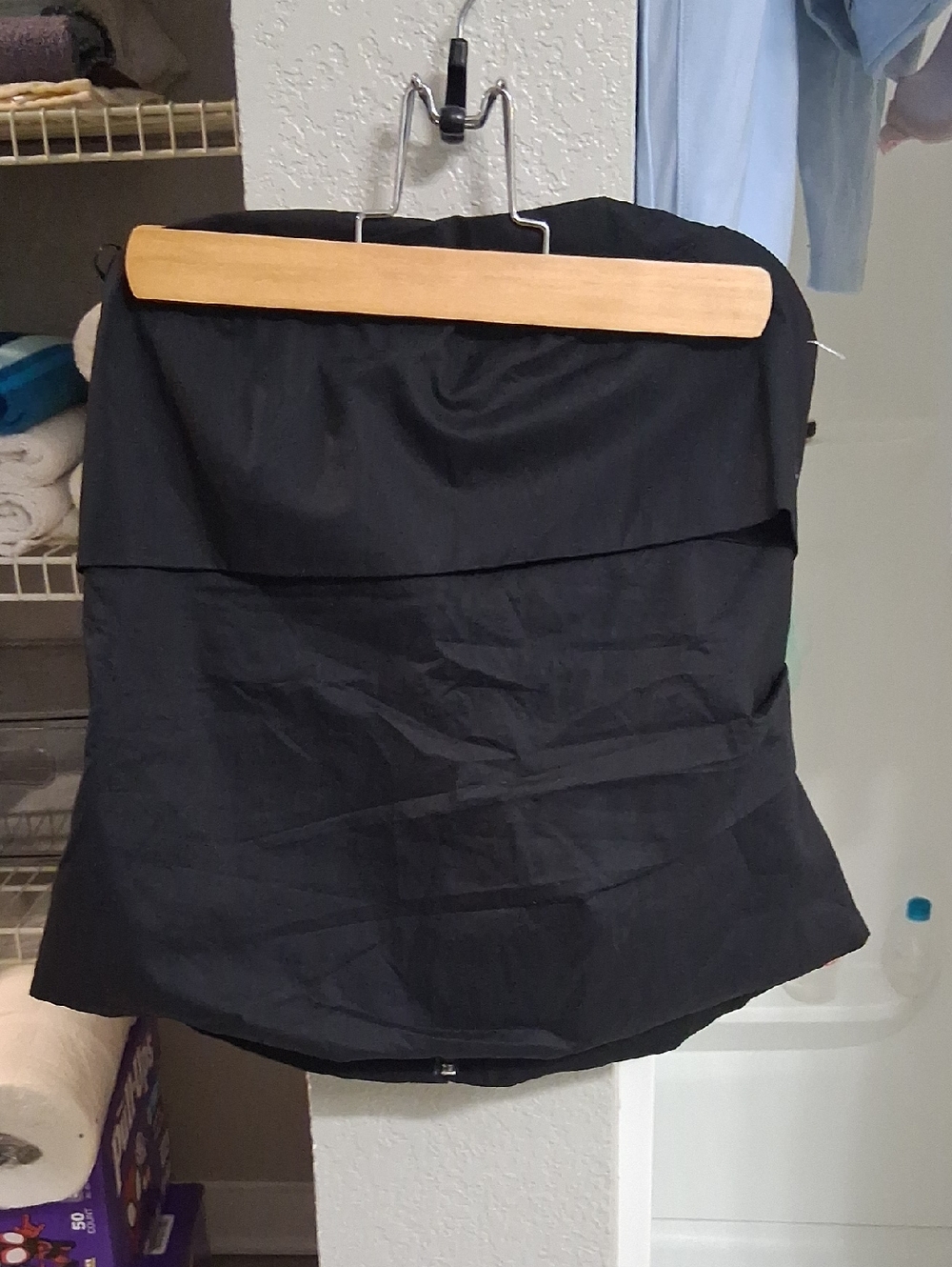 Zara Black Strapless Top